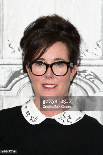 Designer Kate Spade attends the Build Series at Build Studio on April 28, 2017 in New York City.