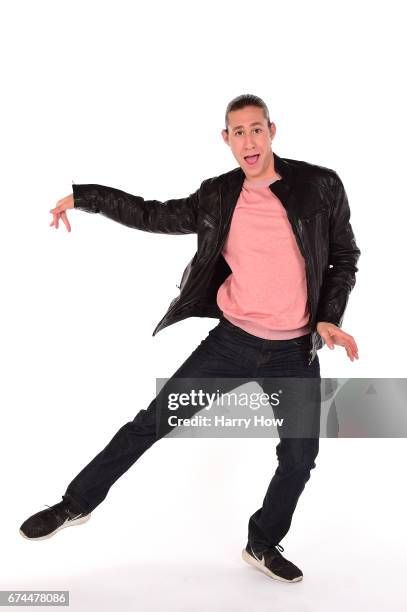 Figure skater Jason Brown poses for a portrait during the Team USA PyeongChang 2018 Winter Olympics portraits on April 28, 2017 in West Hollywood,...