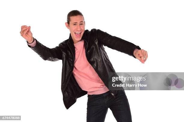 Figure skater Jason Brown poses for a portrait during the Team USA PyeongChang 2018 Winter Olympics portraits on April 28, 2017 in West Hollywood,...