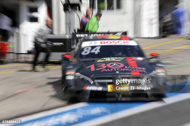 Maximilian Goetz drives during the race of the DTM 2016 German Touring Car Championship at Nuerburgring on Septembmber 10, 2016 in Nuerburg, Germany.