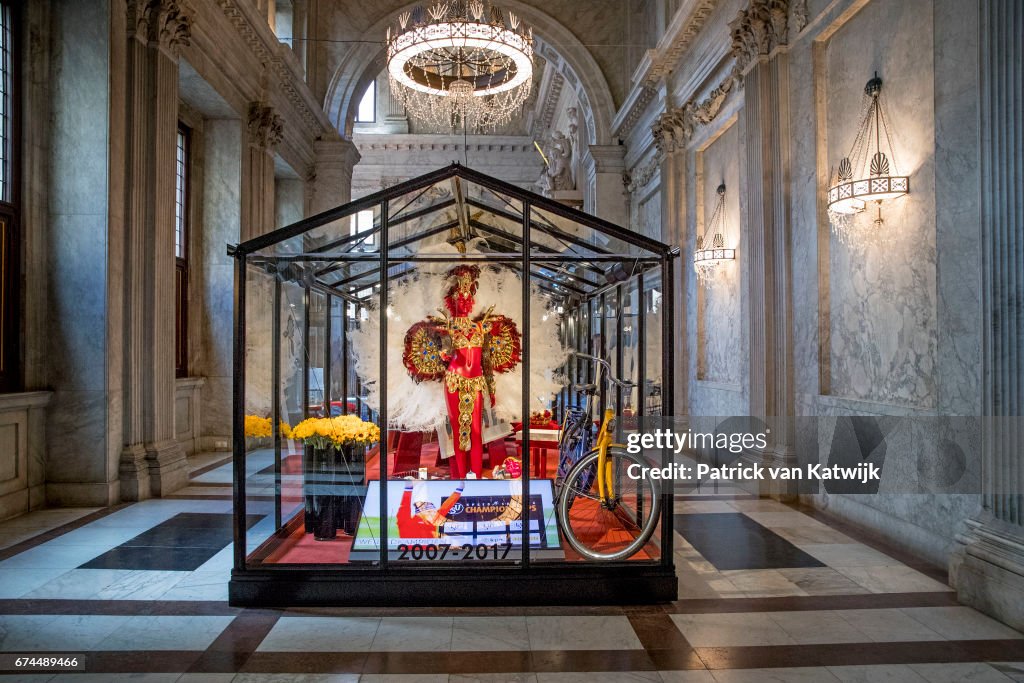 Festive Dinner And Public Opening Of Royal Palace To Mark King Willem-Alexander's 50th Birthday In Amsterdam