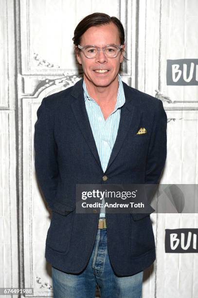 Designer Andy Spade attends AOL Build Series to discuss his latest project Frances Valentine at Build Studio on April 28, 2017 in New York City.