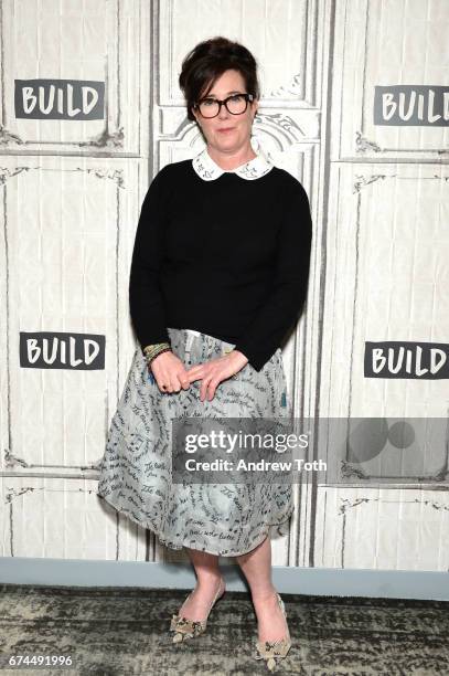 Designer Kate Spade attends AOL Build Series to discuss her latest project Frances Valentine at Build Studio on April 28, 2017 in New York City.