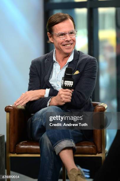 Designer Andy Spade attends AOL Build Series to discuss his latest project Frances Valentine at Build Studio on April 28, 2017 in New York City.