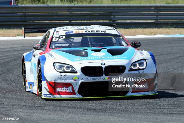Of BMW Team Teo Martin driven by Filipe Barreiros and Francisco Guedes during free practice of International GT Open, at the Circuit de Estoril,...