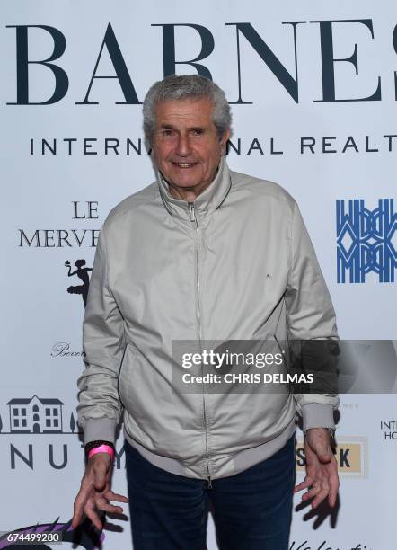 Director Claude Lelouch attends the Barnes Los Angeles after-party at COLCOA "A Week Of French Film Premieres In Hollywood" on April 27 in Beverly...