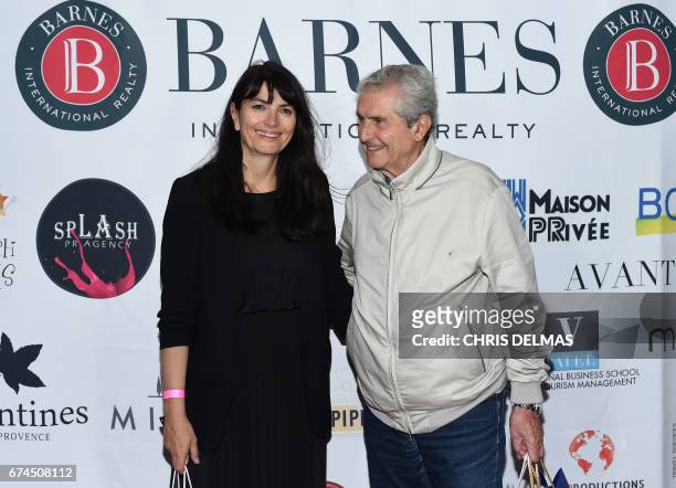 Writer Valerie Perrin and director Claude Lelouch attend the Barnes Los Angeles after-party at COLCOA "A Week Of French Film Premieres In Hollywood"...