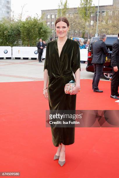 German actress Fritzi Haberlandt during the Lola - German Film Award red carpet arrivals at Messe Berlin on April 28, 2017 in Berlin, Germany.