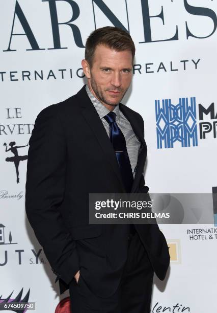 Actor Marshall Hilliard attends the Barnes Los Angeles after-party at COLCOA "A Week Of French Film Premieres In Hollywood" on April 27 in Beverly...