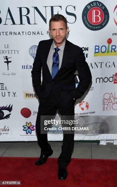 Actor Marshall Hilliard attends the Barnes Los Angeles after-party at COLCOA "A Week Of French Film Premieres In Hollywood" on April 27 in Beverly...