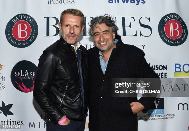 Actor Lambert Wilson and director Alexandre Amiel attend the Barnes Los Angeles after-party at COLCOA "A Week Of French Film Premieres In Hollywood"...