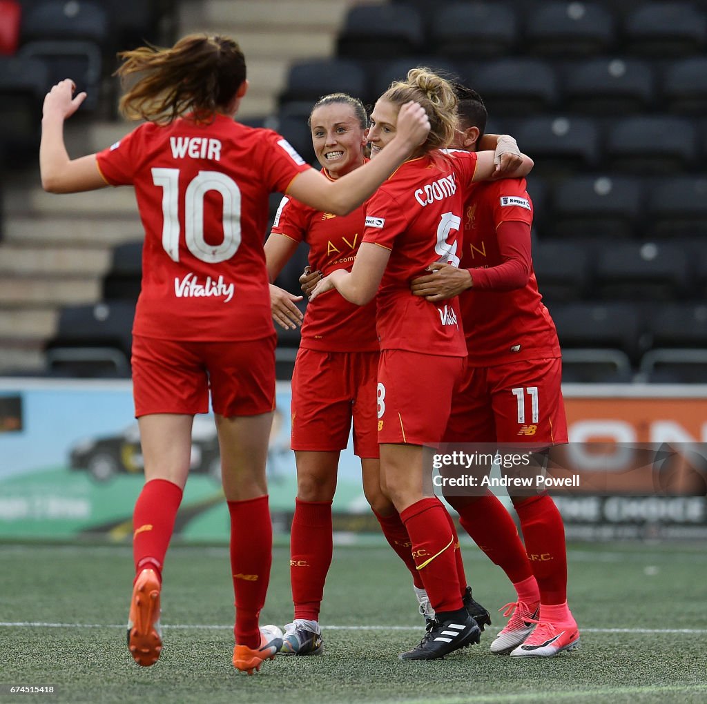 Liverpool Ladies v Reading FC Women: WSL 1