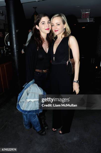 Annabelle Attanasio and Geneva Carr attend the "Blame" After Party - 2017 Tribeca Film Festival at Troy Liquor Bar on April 22, 2017 in New York City.