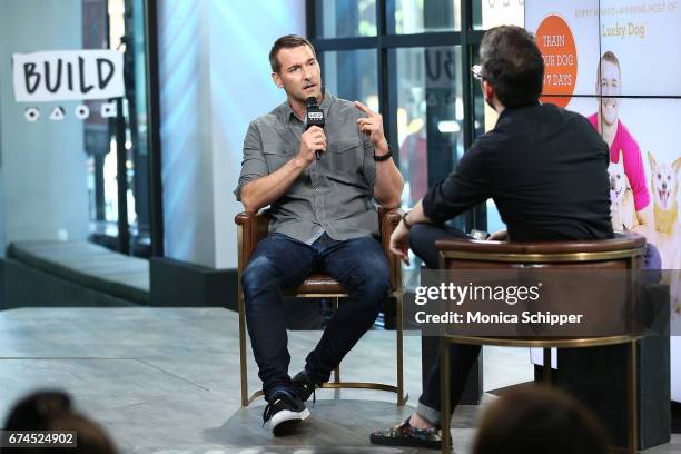 Animal trainer, author and TV personality Brandon McMillan attends Build Series Presents Brandon McMillan Discussing "Lucky Dog Lessons: Train Your...