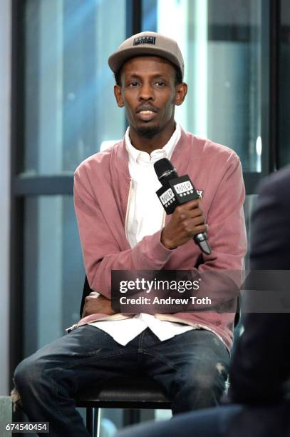 Barkhad Abdi attends the Build Series to discuss the new film 'Dabka' at Build Studio on April 28, 2017 in New York City.