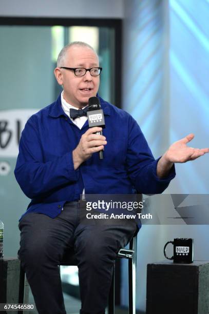 Screenwriter James Schamus attends the Build Series to discuss the film 'Casting JonBenet' at Build Studio on April 28, 2017 in New York City.
