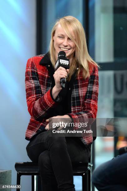 Screenwriter Kitty Green attends the Build Series to discuss the film 'Casting JonBenet' at Build Studio on April 28, 2017 in New York City.