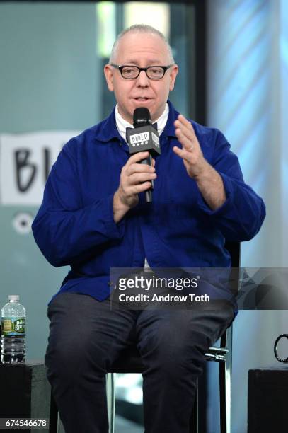 Screenwriter James Schamus attends the Build Series to discuss the film 'Casting JonBenet' at Build Studio on April 28, 2017 in New York City.