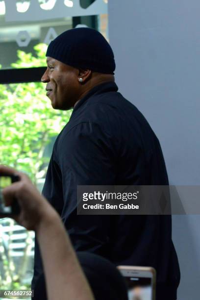Actor/Rapper LL Cool J attends the Build Series to discuss 'NCIS: Los Angeles' & 'Lip Sync Battle' at Build Studio on April 28, 2017 in New York City.
