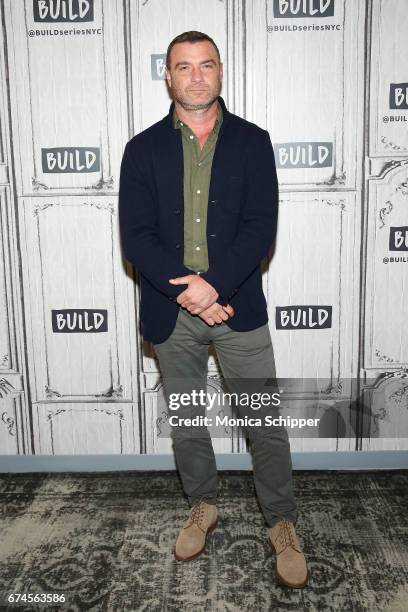 Actor, writer and producer Liev Schreiber attends Build Series Presents Liev Schreiber, Philippe Falardeau and Chuck Wepner Discussing "Chuck" at...