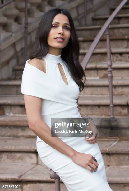 Actress Freida Pinto is photographed for Los Angeles Times on January 9, 2017 in Pasadena, California. PUBLISHED IMAGE. CREDIT MUST READ: Kirk...