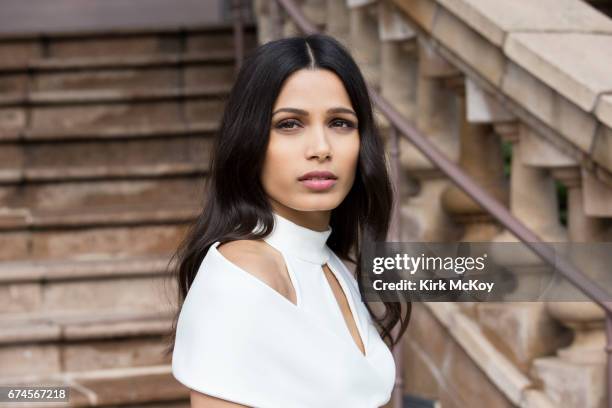 Actress Freida Pinto is photographed for Los Angeles Times on January 9, 2017 in Pasadena, California. PUBLISHED IMAGE. CREDIT MUST READ: Kirk...