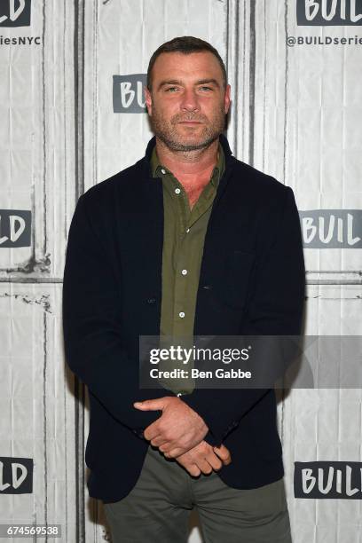 Actor Liev Schreiber attends the Build Series to discuss the new film 'Chuck' at Build Studio on April 28, 2017 in New York City.