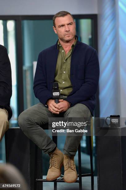 Actor Liev Schreiber attends the Build Series to discuss the new film 'Chuck' at Build Studio on April 28, 2017 in New York City.