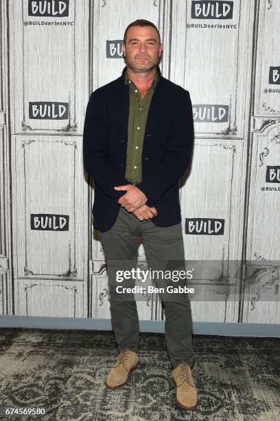 Actor Liev Schreiber attends the Build Series to discuss the new film 'Chuck' at Build Studio on April 28, 2017 in New York City.