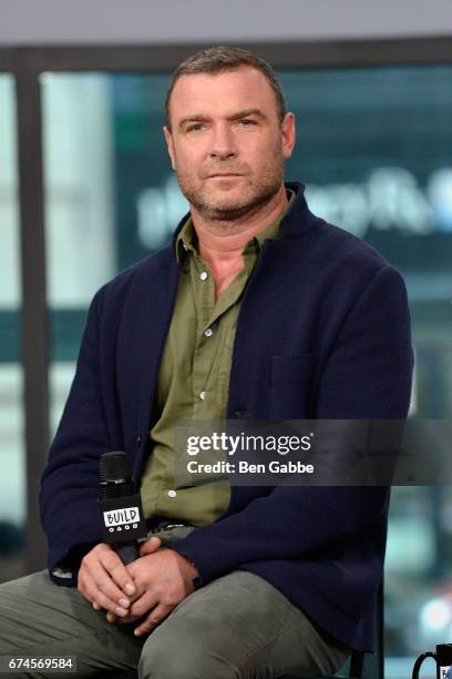 Actor Liev Schreiber attends the Build Series to discuss the new film 'Chuck' at Build Studio on April 28, 2017 in New York City.