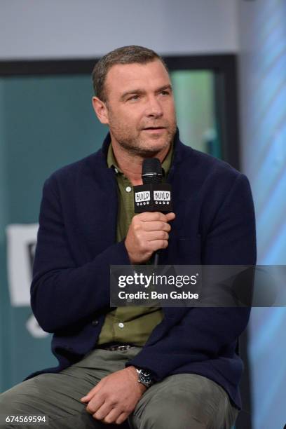 Actor Liev Schreiber attends the Build Series to discuss the new film 'Chuck' at Build Studio on April 28, 2017 in New York City.