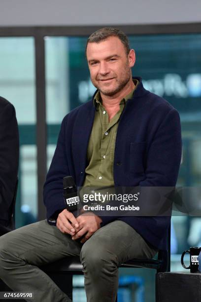 Actor Liev Schreiber attends the Build Series to discuss the new film 'Chuck' at Build Studio on April 28, 2017 in New York City.