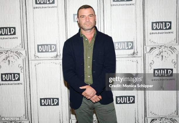 Actor, writer and producer Liev Schreiber attends Build Series Presents Liev Schreiber, Philippe Falardeau and Chuck Wepner Discussing "Chuck" at...
