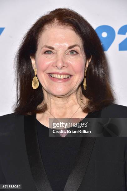 Sherry Lansing attends a conversation with Michael Douglas and Stephen Galloway at 92Y on April 28, 2017 in New York City.