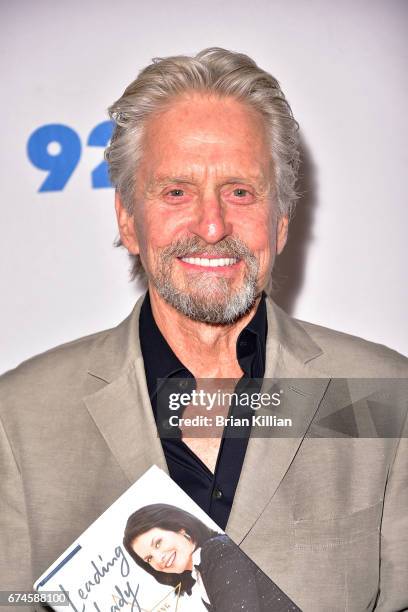 Michael Douglas attends a conversation with Sherry Lansing and Stephen Galloway event at 92Y on April 28, 2017 in New York City.