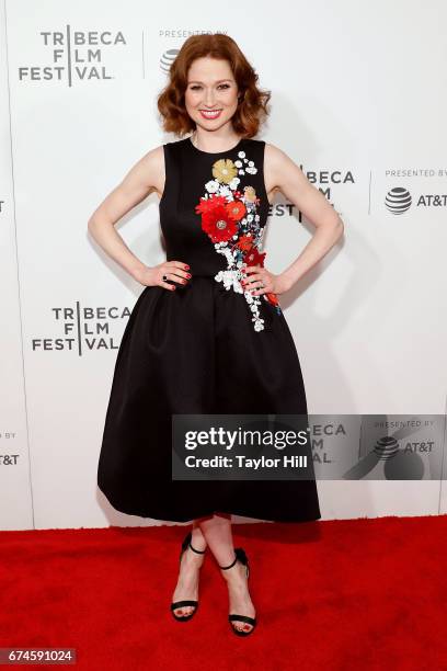 Actress Ellie Kemper attends the premiere of "The Unbreakable Kimmy Schmidt" during the 2017 Tribeca Film Festival at Borough of Manhattan Community...