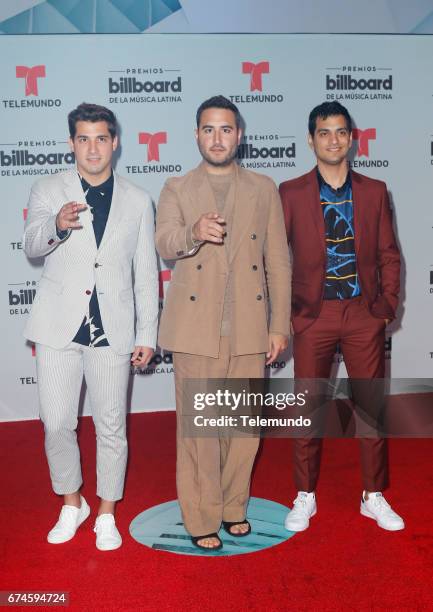 Pictured: Reik on the Red Carpet at the Watsco Center in the University of Miami, Coral Gables, Florida on April 27, 2017 --