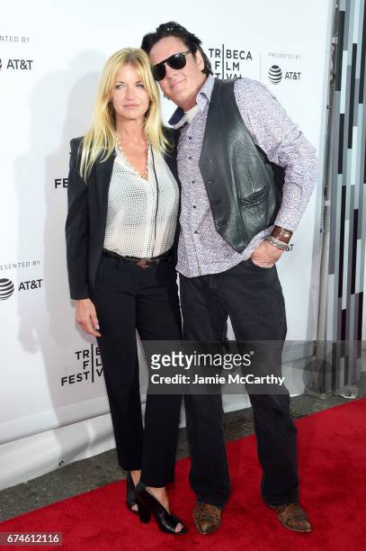 Actors DeAnna Madsen and Michael Madsen attend the "Reservoir Dogs" Screening during 2017 Tribeca Film Festival on April 28, 2017 in New York City.