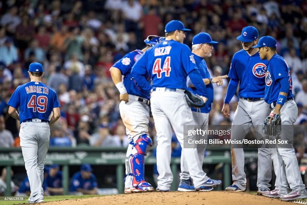 Chicago Cubs v Boston Red Sox