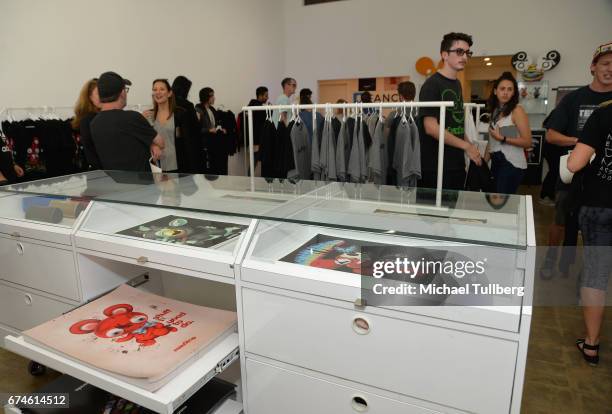 Fans at electronic musician deadmau5 and FANCY.com's pop-up shop "Lots Of Stuff In A Store" on April 28, 2017 in Los Angeles, California.