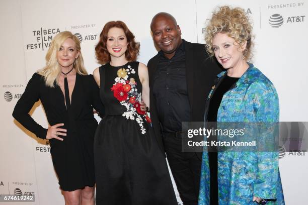 Jane Krakowski, Ellie Kemper, Tituss Burgess, and Carol Kane attend the "Unbreakable Kimmy Schmidt" Screening during 2017 Tribeca Film Festival at...