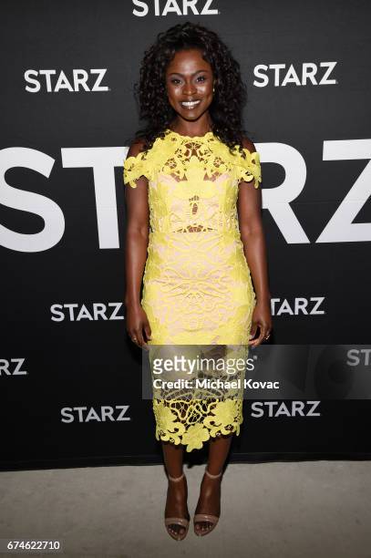Actress Yetide Badaki attends the American Gods FYC event at Saban Media Center on April 28, 2017 in North Hollywood, California.