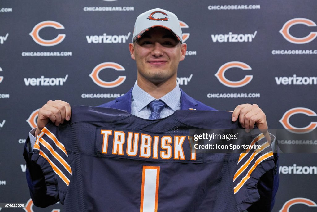 NFL: APR 28 Chicago Bears Mitchell Trubisky Press Conference