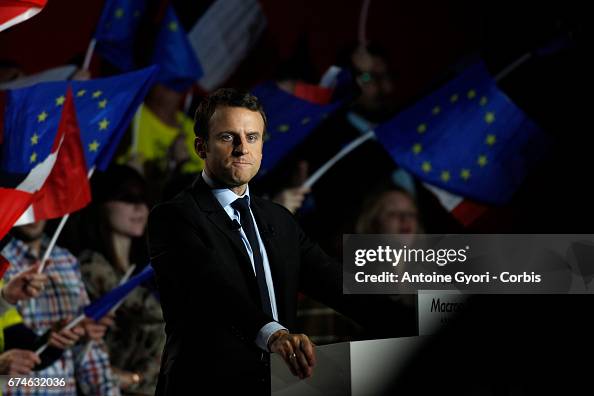 French Presidential Candidate Emmanuel Macron Visits Le Pas De Calais French Presidential Candidate Emmanuel Macron Visits Le Pas De Calais