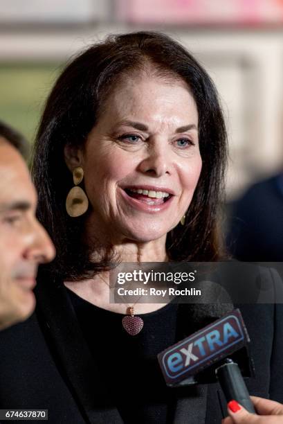 Sherry Lansing attends Sherry Lansing In Conversation With Michael Douglas & Stephen Galloway at 92nd Street Y on April 28, 2017 in New York City.