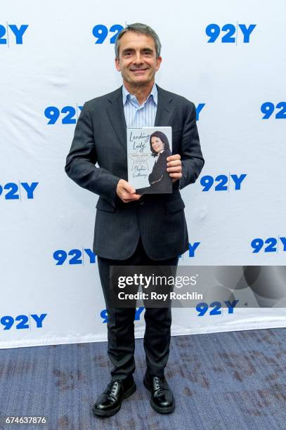 Stephen Galloway attends Sherry Lansing In Conversation With Michael Douglas & Stephen Galloway at 92nd Street Y on April 28, 2017 in New York City.