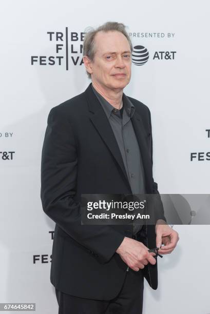 Steve Buscemi attends "Reservoir Dogs" 25th Anniversary Screening during the 2017 Tribeca Film Festival at Beacon Theatre on April 28, 2017 in New...