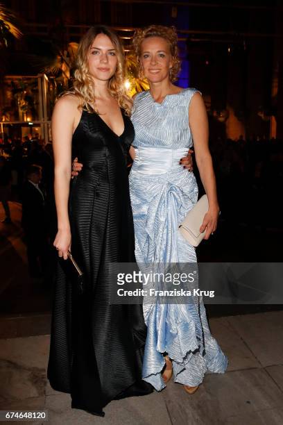 Paula Riemann and Katja Riemann during the Lola - German Film Award party at Messe Berlin on April 28, 2017 in Berlin, Germany.