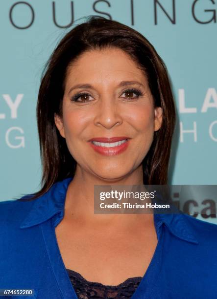Christine Devine attends the LA Family Housing 2017 Awards at The Lot on April 27, 2017 in West Hollywood, California.
