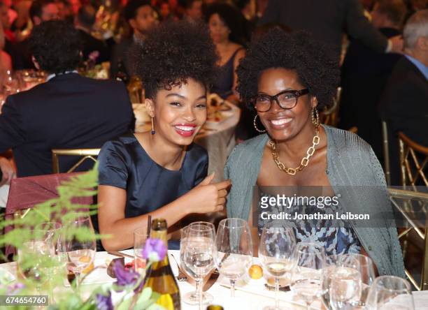 Actress Yara Shahidi and Shahidi and mother Keri Shahidi attend the UCLA Jonsson Cancer Center Foundation Hosts 22nd Annual "Taste for a Cure" event...